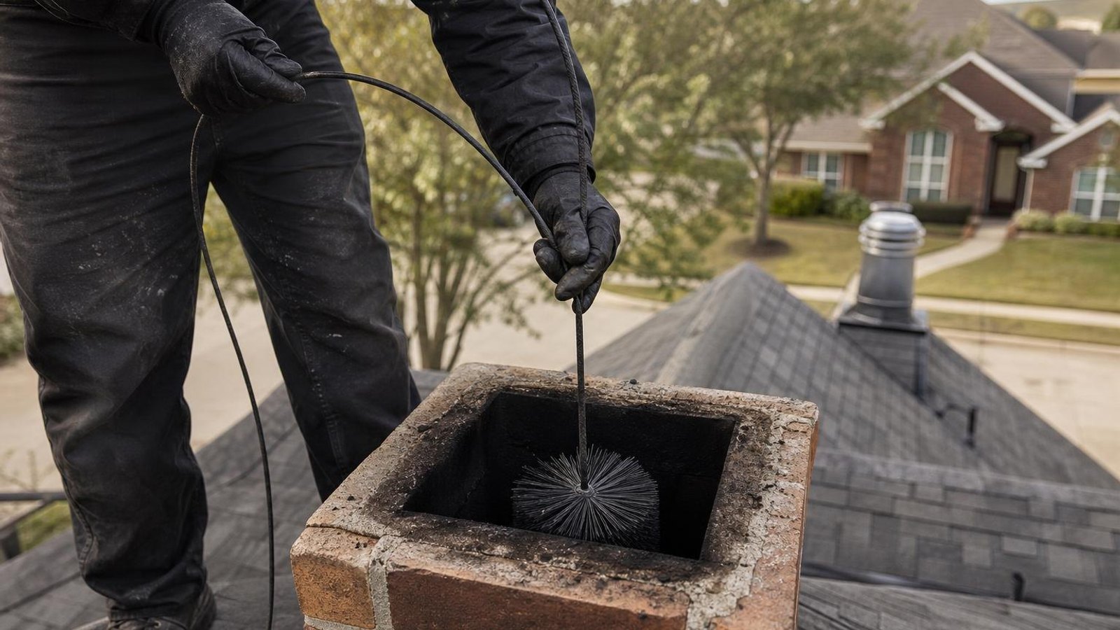 Local chimney sweep & inspection for Katy homes